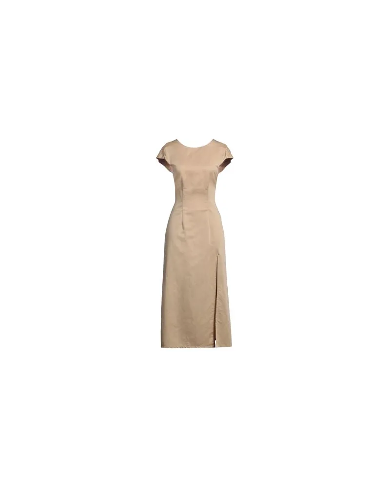Semicouture KLEIDER - Midi-Kleiderauf YOOX.COM Beige