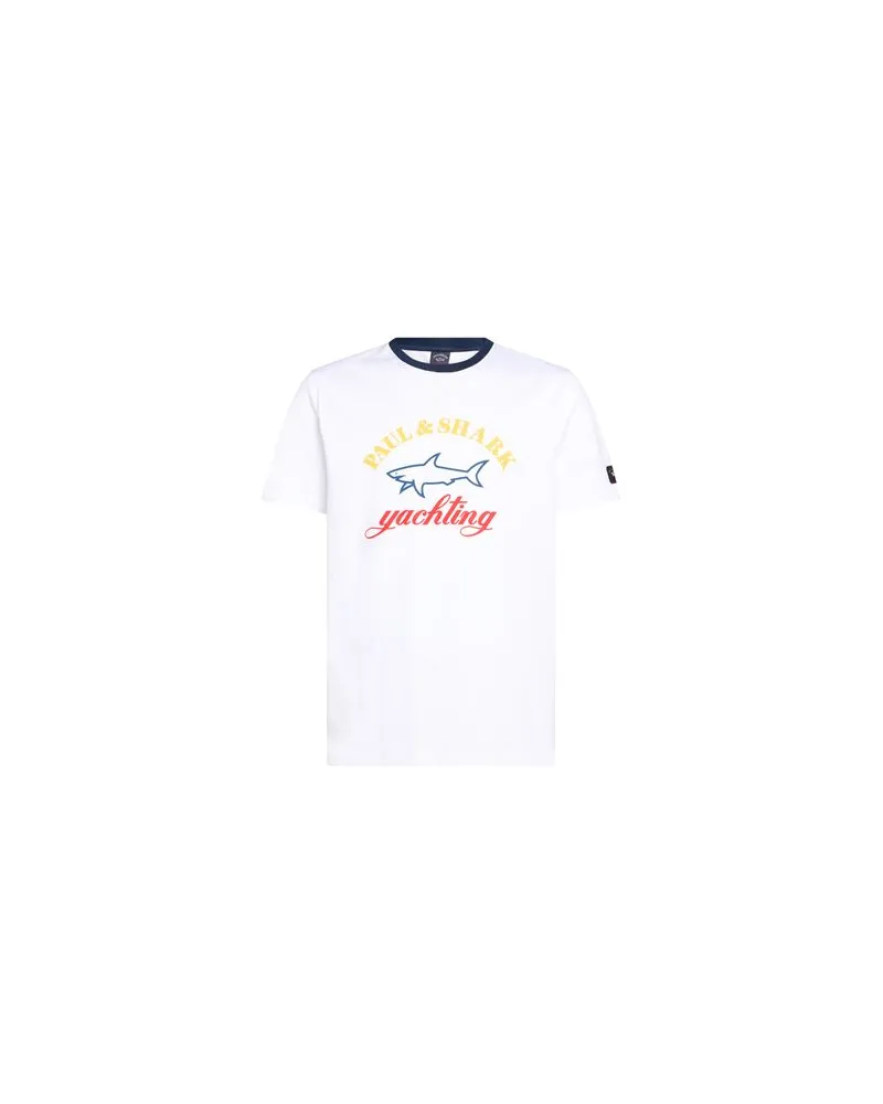 Paul & Shark TOPS - T-shirtsauf YOOX.COM Weiß