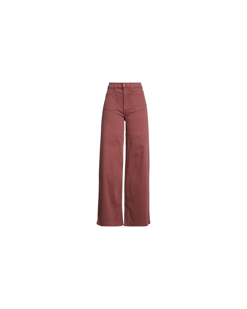 Mother HOSEN & RÖCKE - Jeanshosenauf YOOX.COM Rostrot