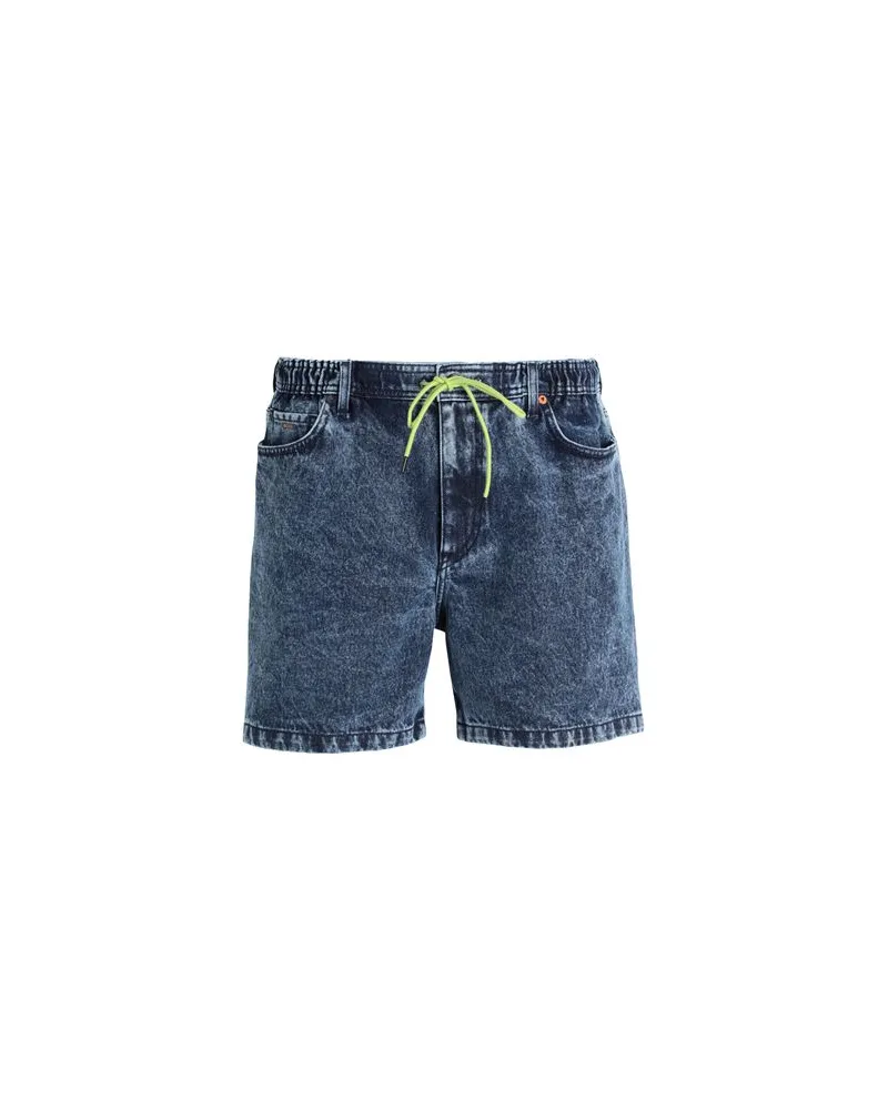 HUGO BOSS HOSEN & RÖCKE - Jeansshortsauf YOOX.COM Blau
