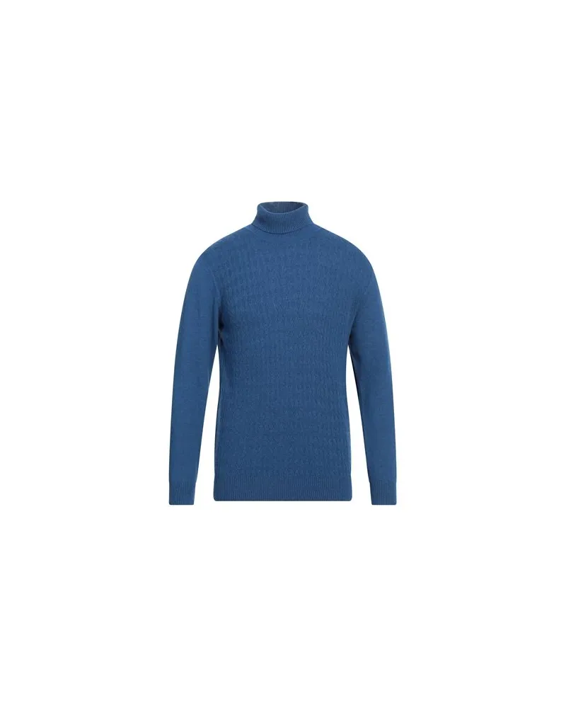 Angelo Nardelli STRICKWAREN - Rollkragenpulloverauf YOOX.COM Blau