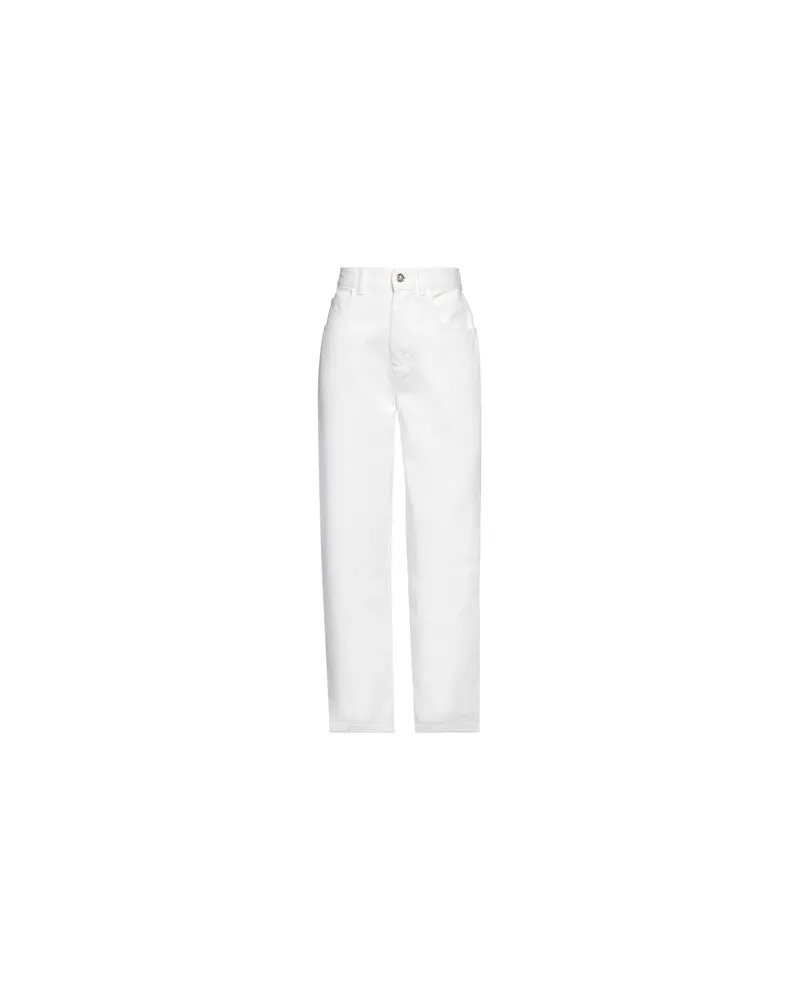 Moncler HOSEN & RÖCKE - Jeanshosenauf YOOX.COM Weiß