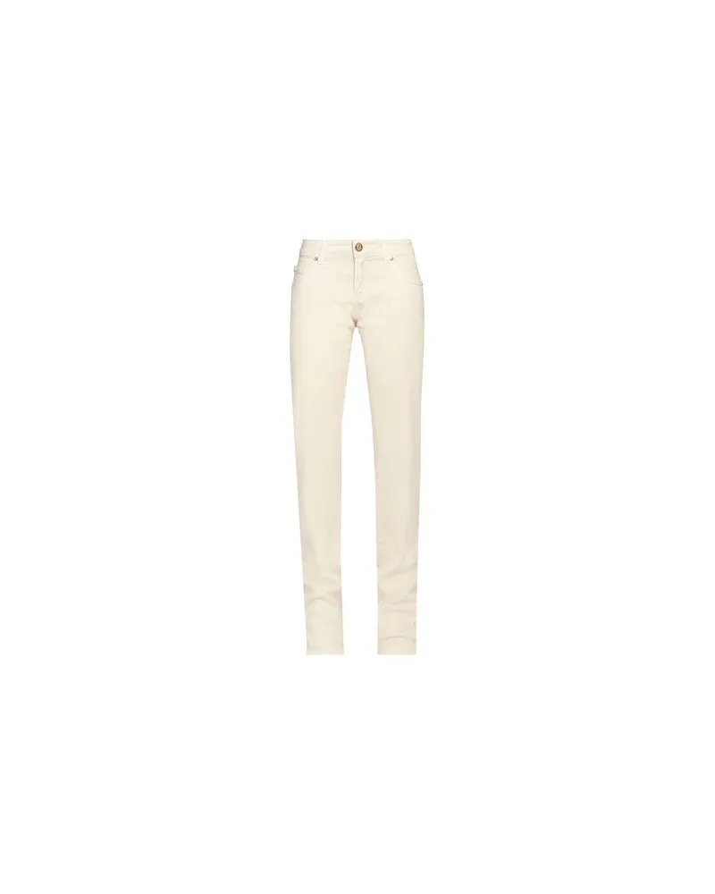 MARANI JEANS HOSEN & RÖCKE - Jeanshosenauf YOOX.COM Cremeweiß