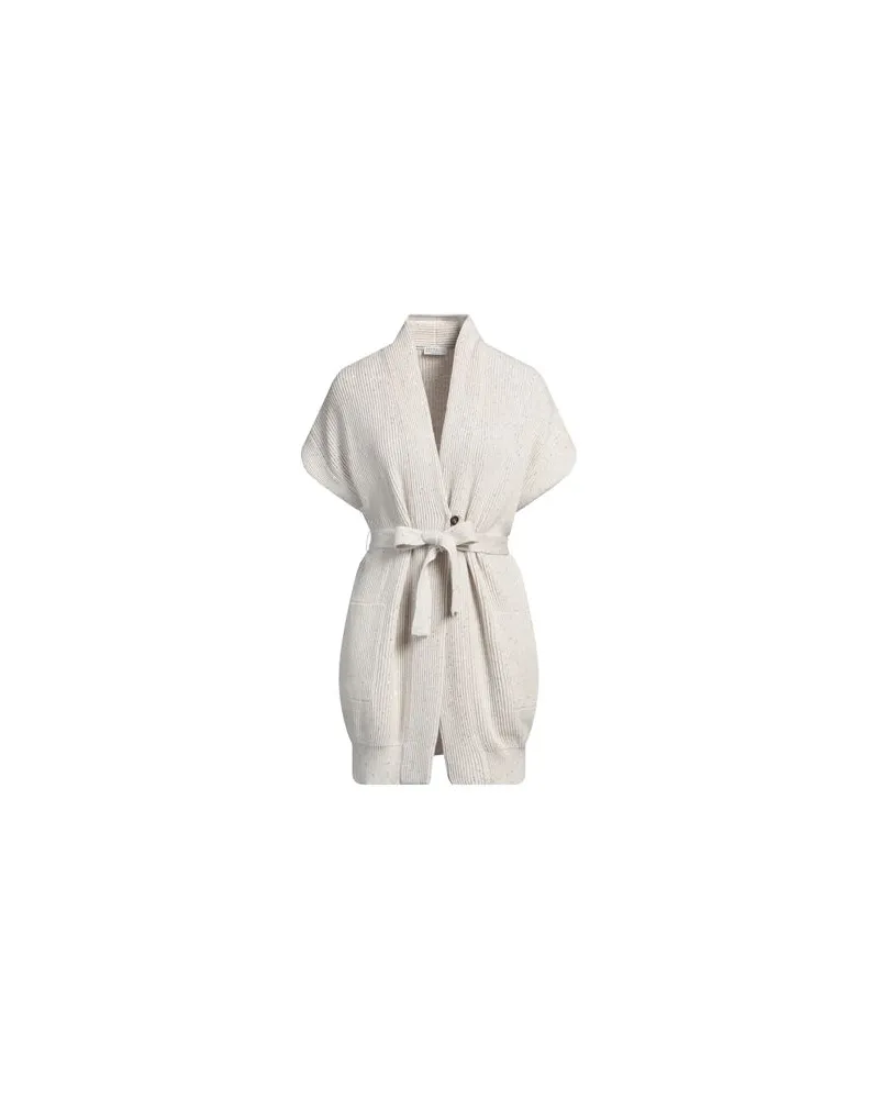 Brunello Cucinelli STRICKWAREN - Strickjackenauf YOOX.COM Beige