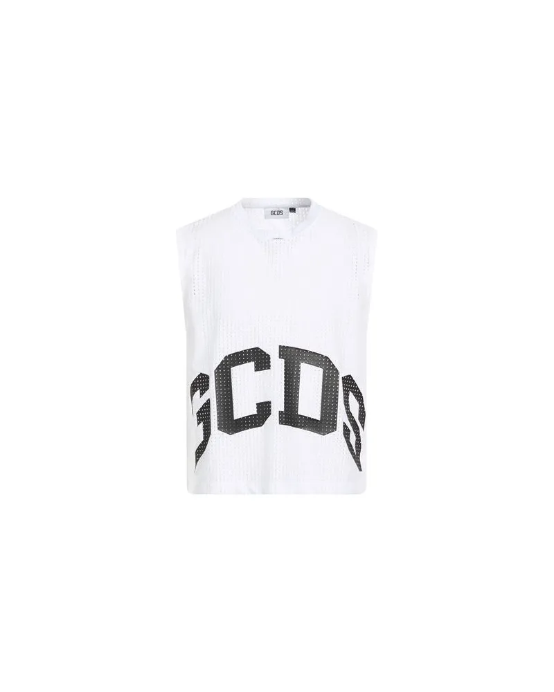 GCDS TOPS - T-shirtsauf YOOX.COM Weiß