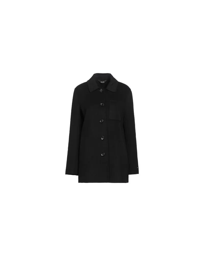 Paltò JACKEN & MÄNTEL - Mäntelauf YOOX.COM Schwarz