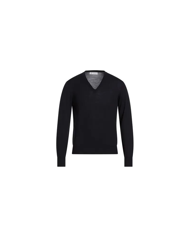 Brunello Cucinelli STRICKWAREN - Pulloverauf YOOX.COM Marineblau