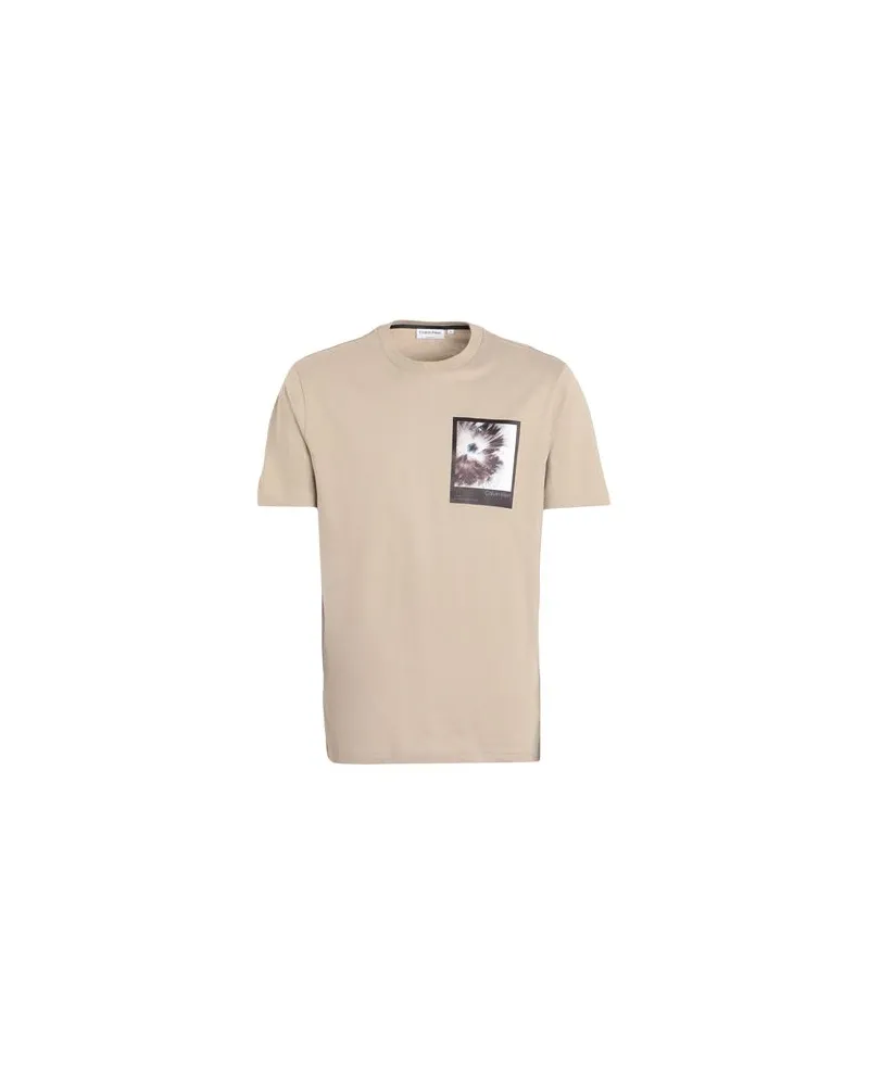 Calvin Klein TOPS - T-shirtsauf YOOX.COM Beige