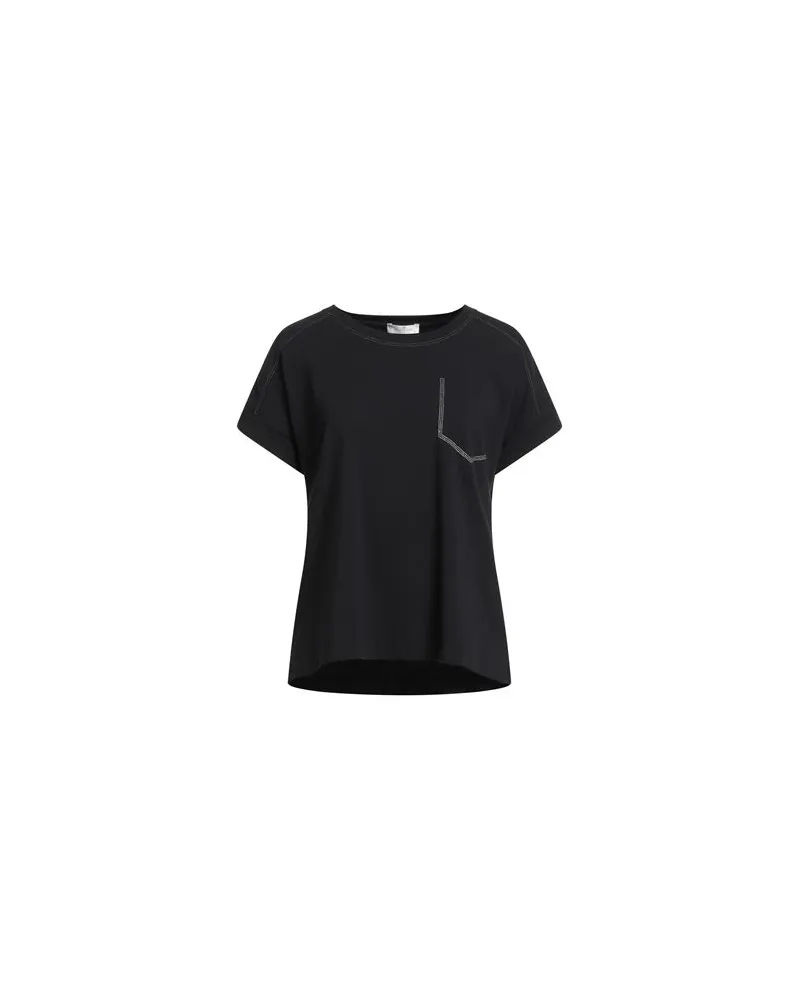 PANICALE Cashmere TOPS - T-shirtsauf YOOX.COM Schwarz