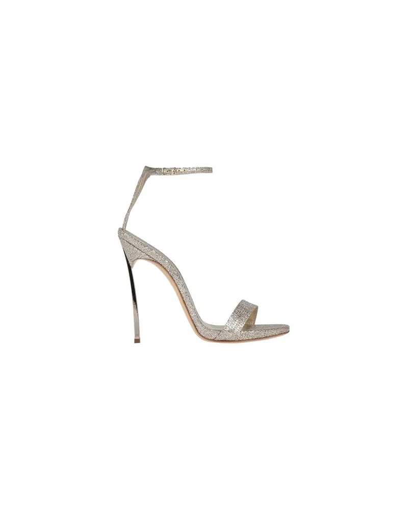 Casadei SCHUHE - Sandalenauf YOOX.COM Platin