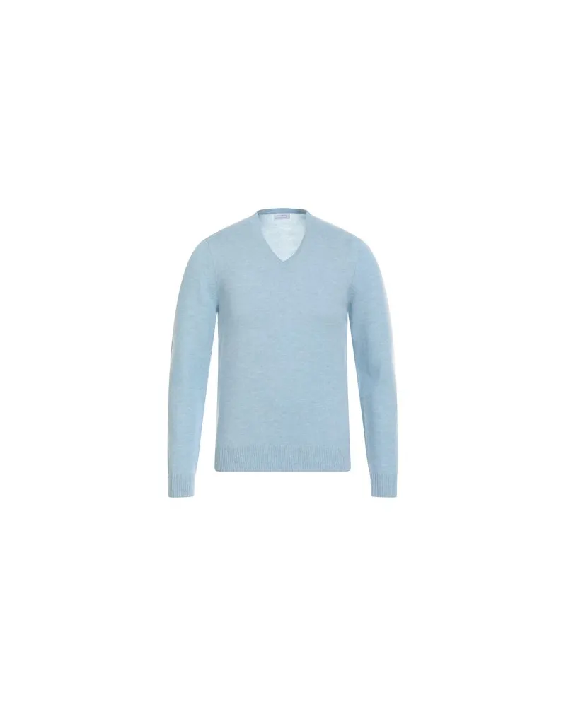 Malo STRICKWAREN - Pulloverauf YOOX.COM Himmelblau