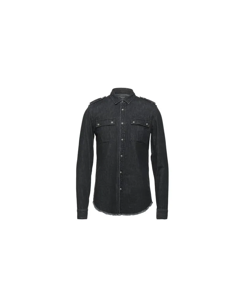 Balmain TOPS - Jeanshemdenauf YOOX.COM Schwarz