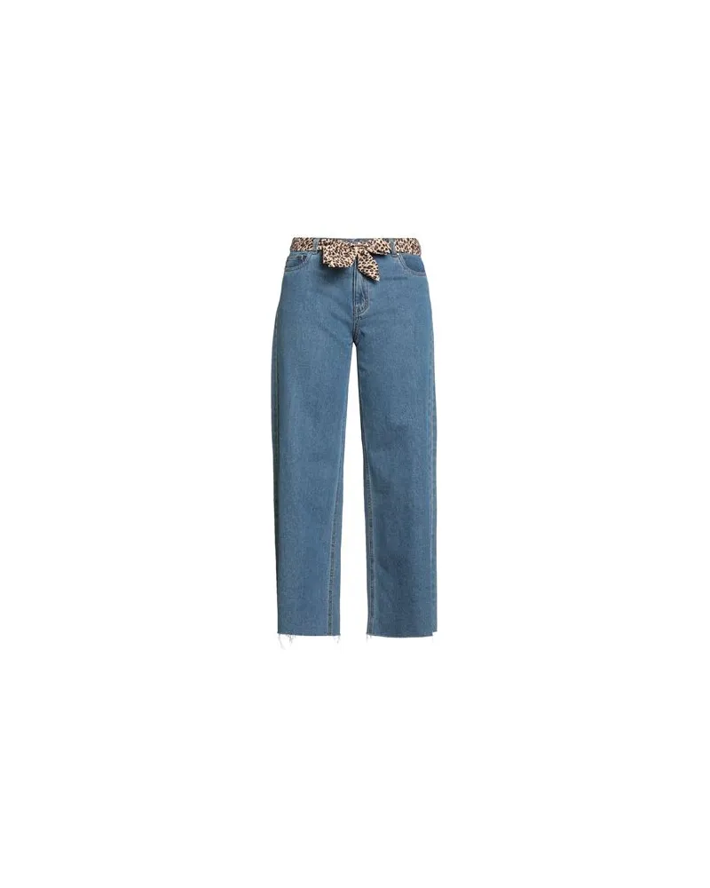 only HOSEN & RÖCKE - Jeanshosenauf YOOX.COM Blau