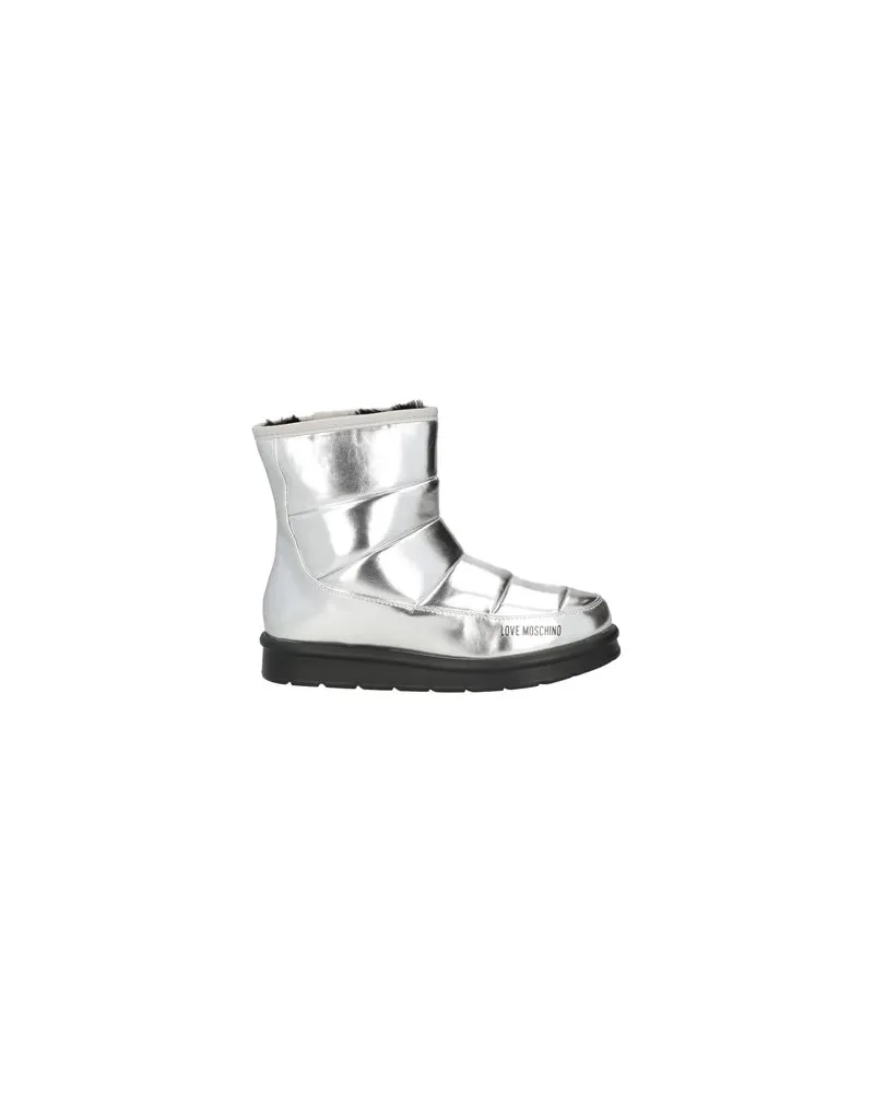 Moschino SCHUHE - Stiefelettenauf YOOX.COM Silber