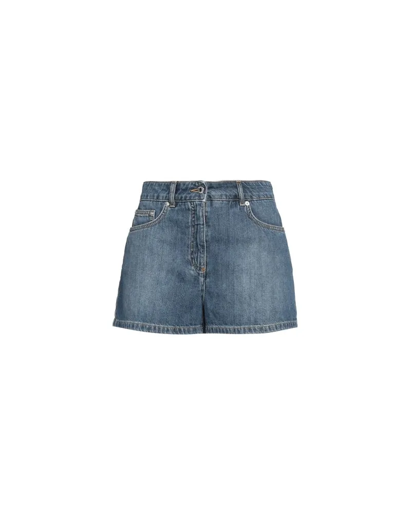 Moschino HOSEN & RÖCKE - Jeansshortsauf YOOX.COM Blau