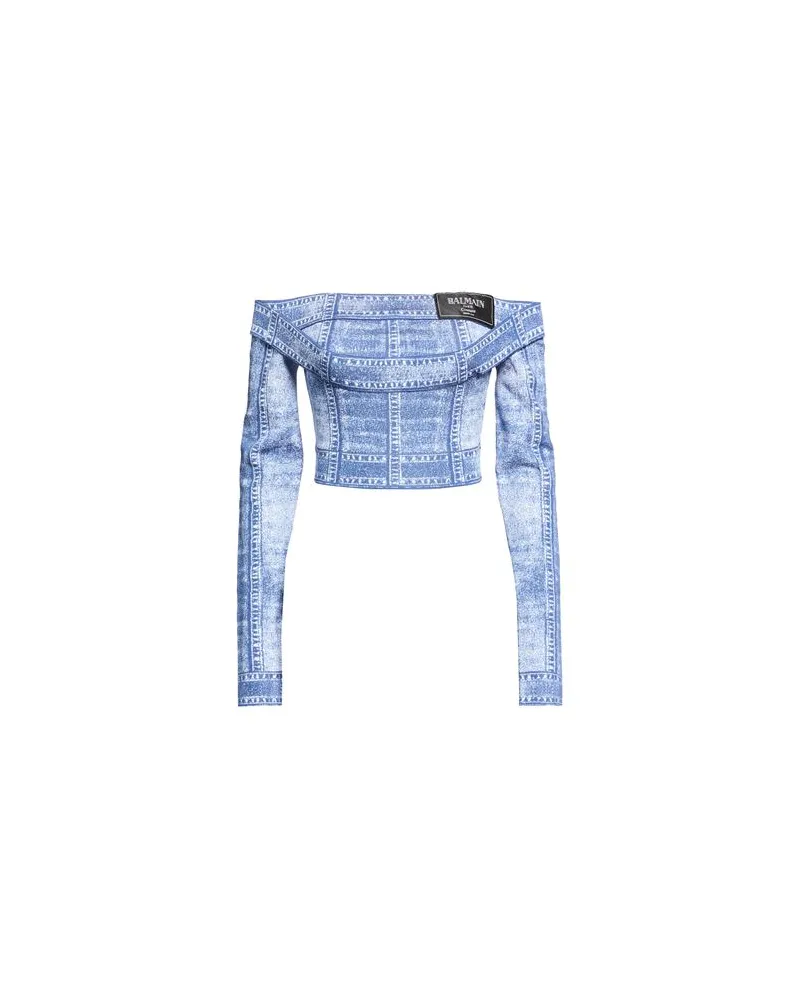 Balmain TOPS - Topsauf YOOX.COM Blau