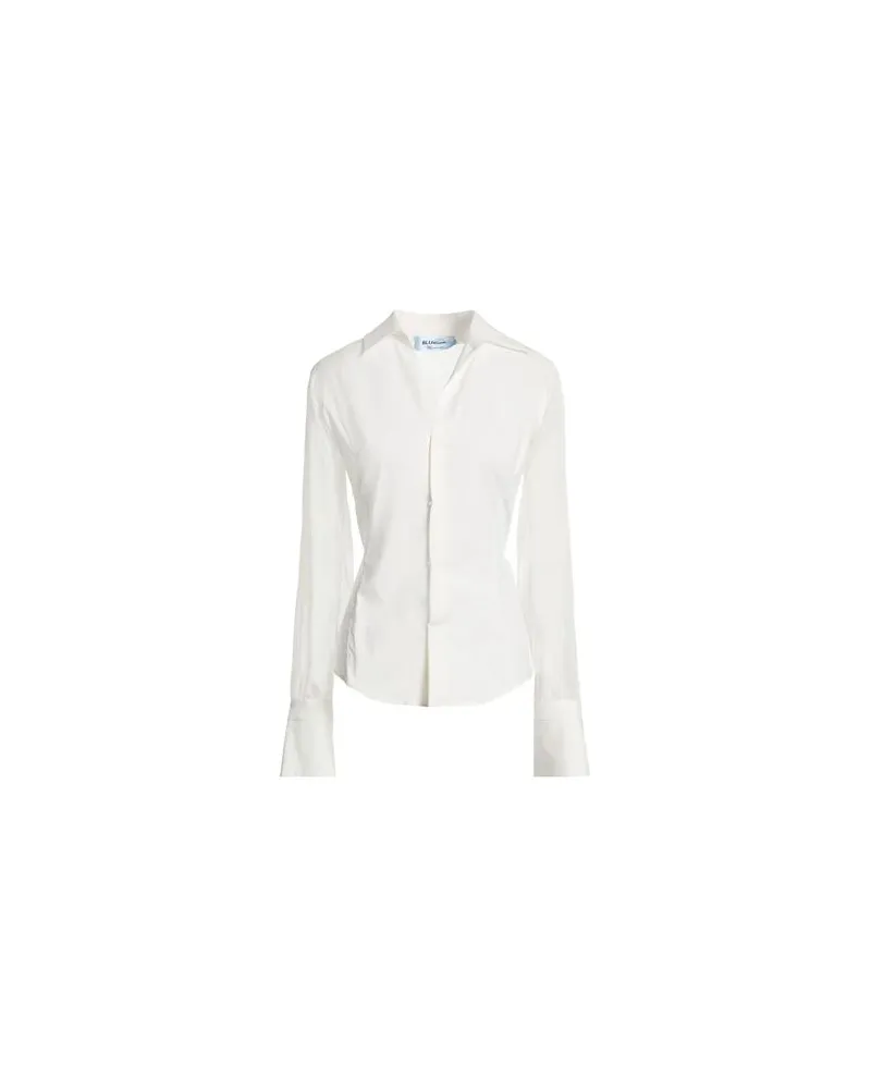 Blumarine TOPS - Hemdenauf YOOX.COM Weiß