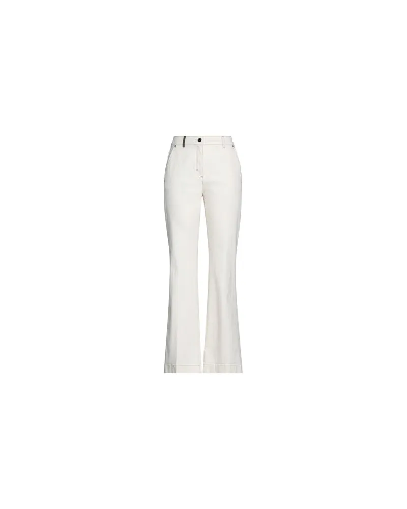 Peserico HOSEN & RÖCKE - Jeanshosenauf YOOX.COM Elfenbein