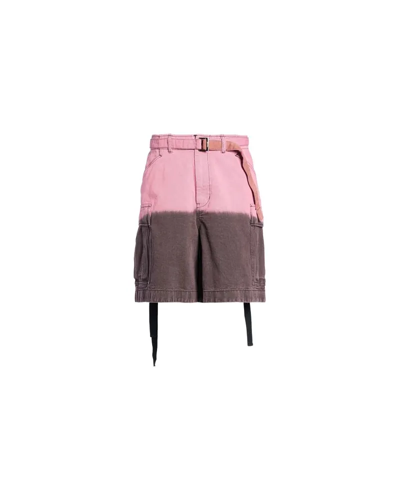 Sacai HOSEN & RÖCKE - Jeansshortsauf YOOX.COM Rosa
