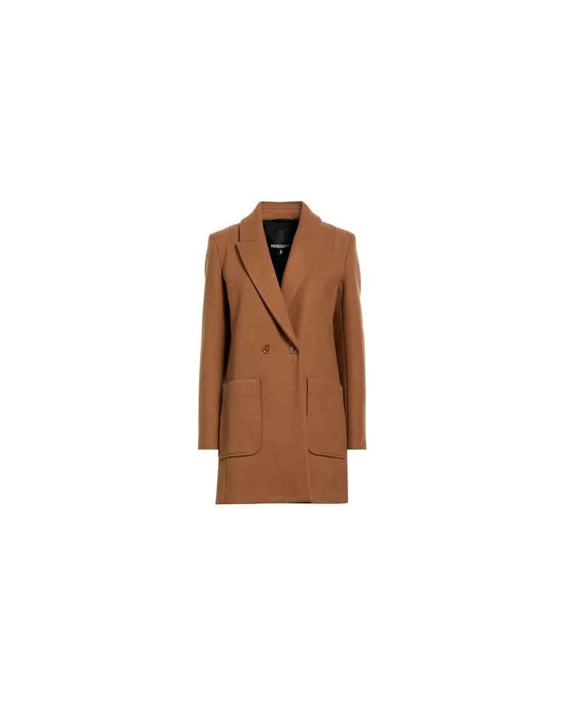 Patrizia Pepe JACKEN & MÄNTEL - Mäntelauf YOOX.COM Kamel