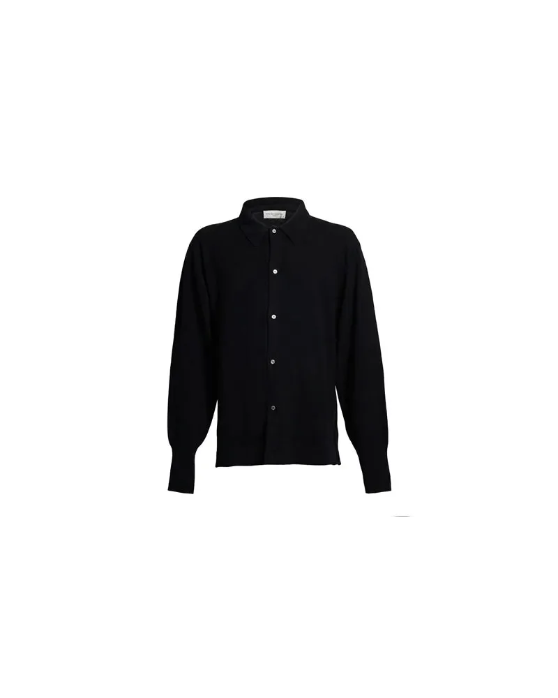 Officine Generale STRICKWAREN - Strickjackenauf YOOX.COM Schwarz