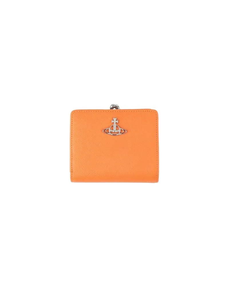 Vivienne Westwood Kleinlederwaren - Brieftaschenauf YOOX.COM Orange
