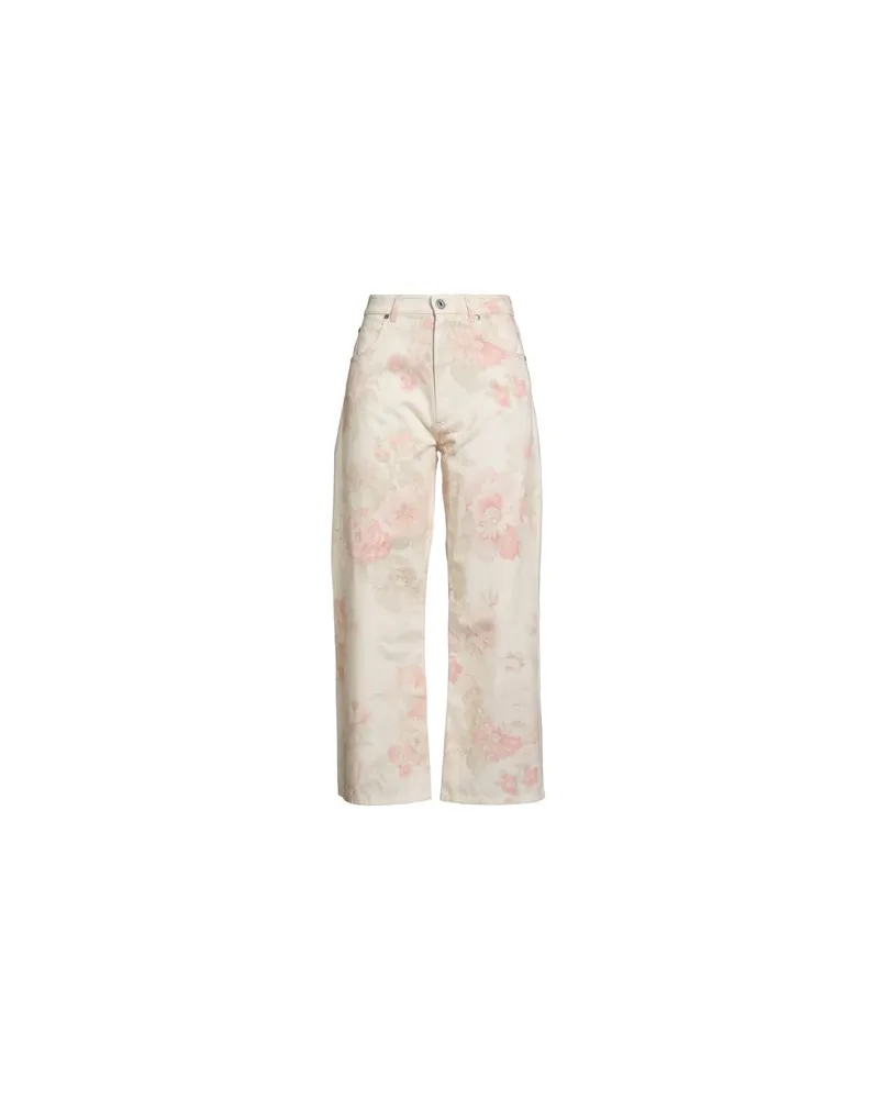 Max Mara HOSEN & RÖCKE - Jeanshosenauf YOOX.COM Cremeweiß