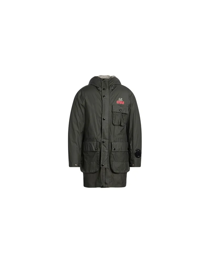C.P. Company JACKEN & MÄNTEL - Mäntelauf YOOX.COM Dunkelgrün