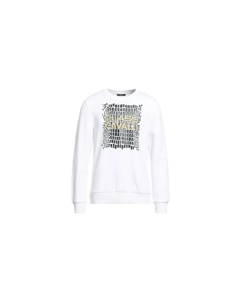 Roberto Cavalli TOPS - Sweatshirtsauf YOOX.COM Weiß