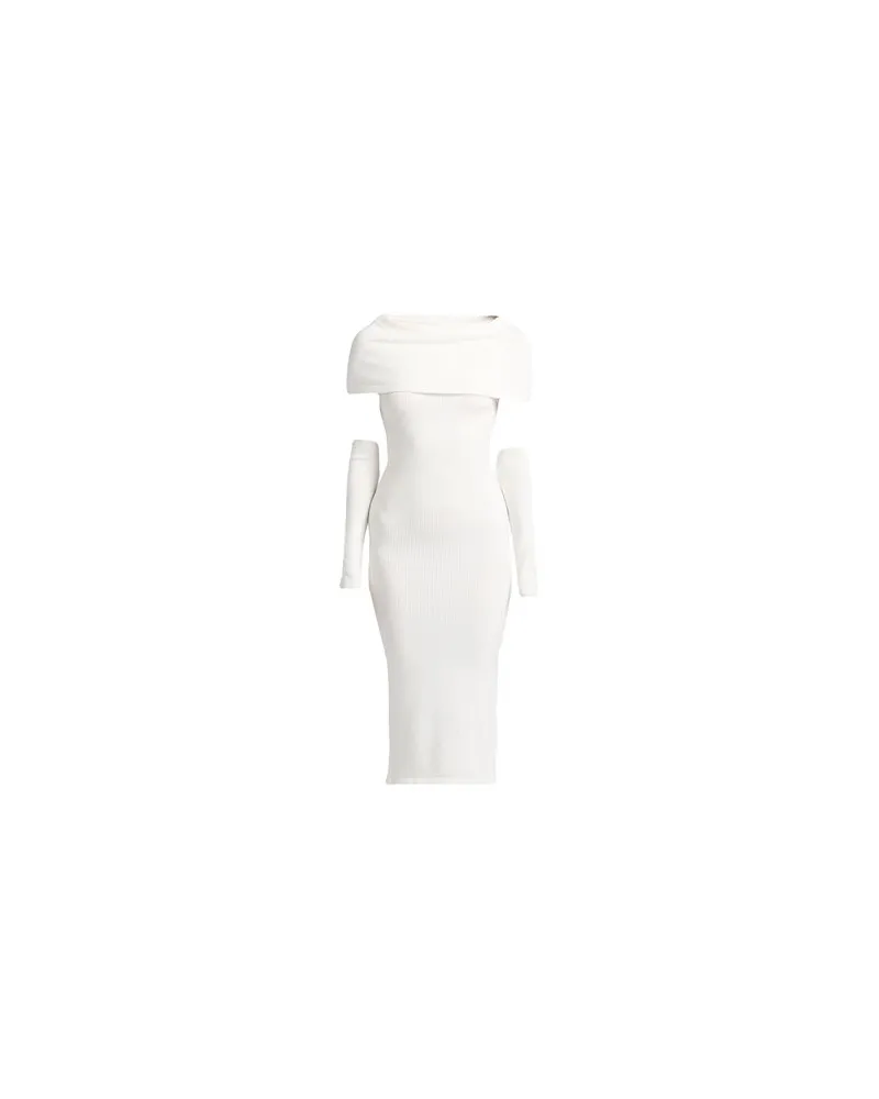 HINNOMINATE KLEIDER - Midi-Kleiderauf YOOX.COM Weiß