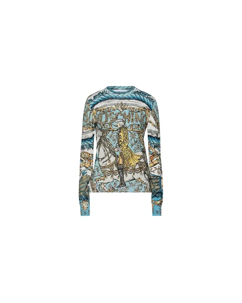 Moschino STRICKWAREN - Pulloverauf YOOX.COM Himmelblau
