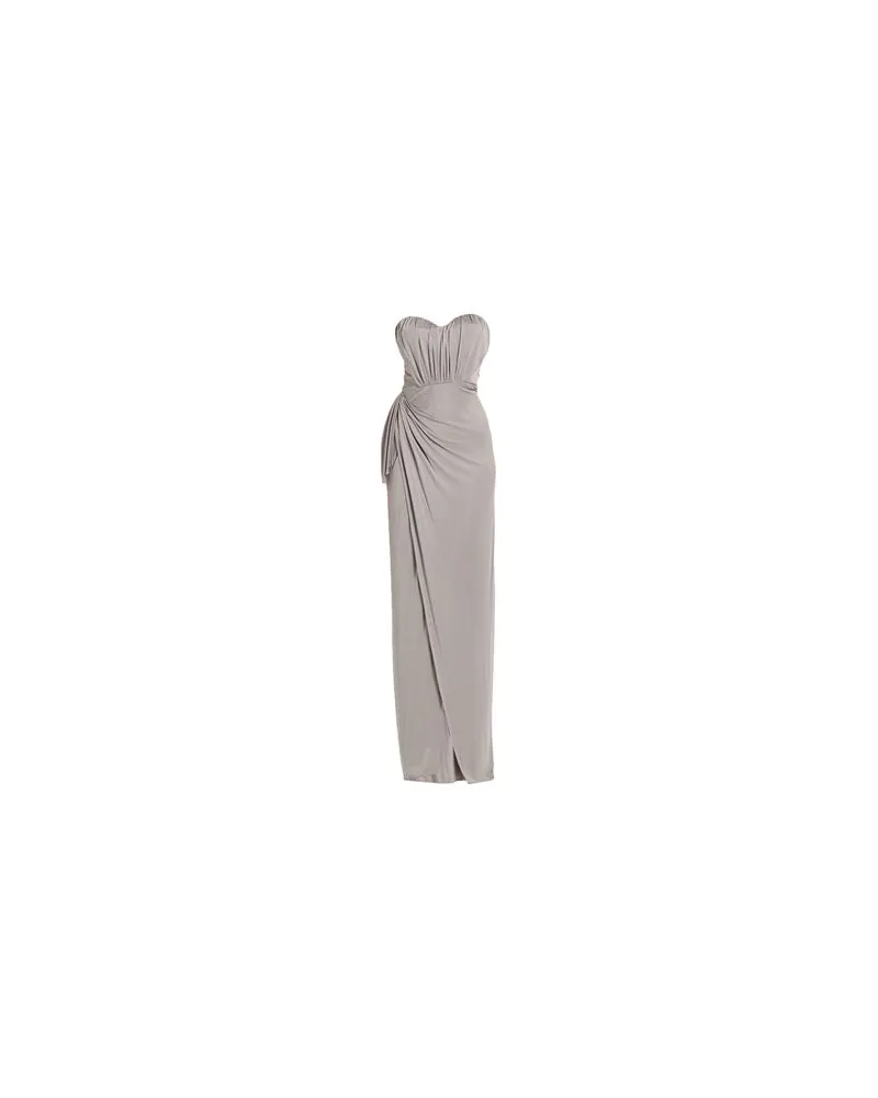 Elisabetta Franchi RED CARPET - KLEIDER - Maxi-Kleiderauf YOOX.COM Grau