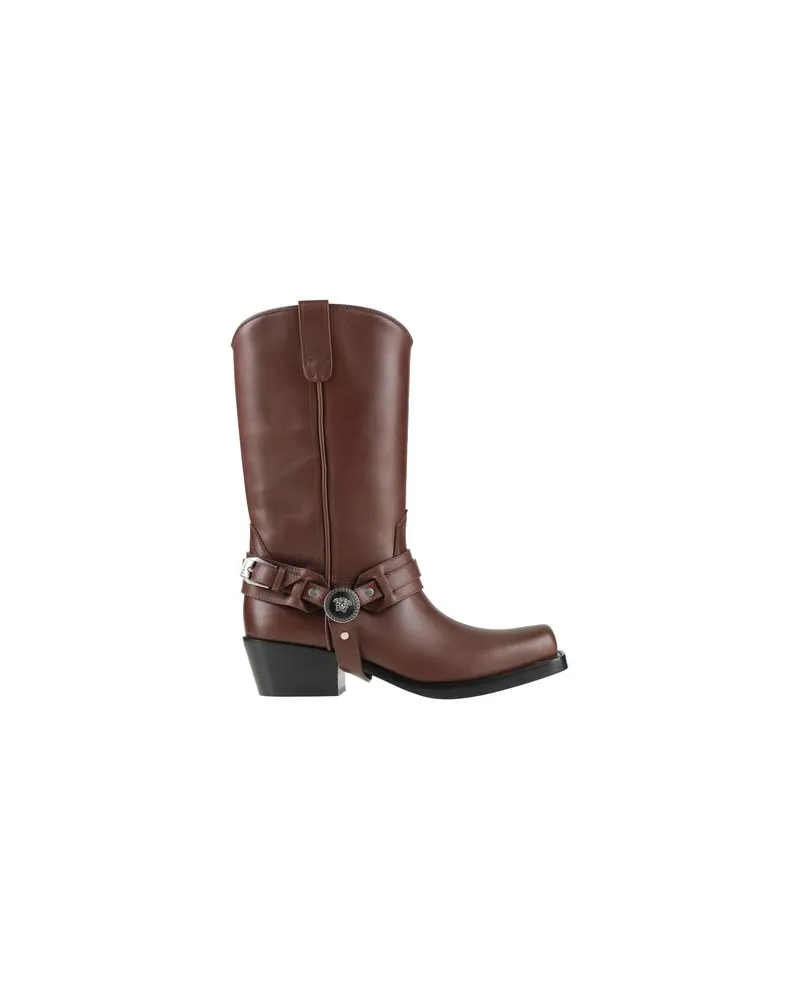 Versace SCHUHE - Stiefelauf YOOX.COM Braun