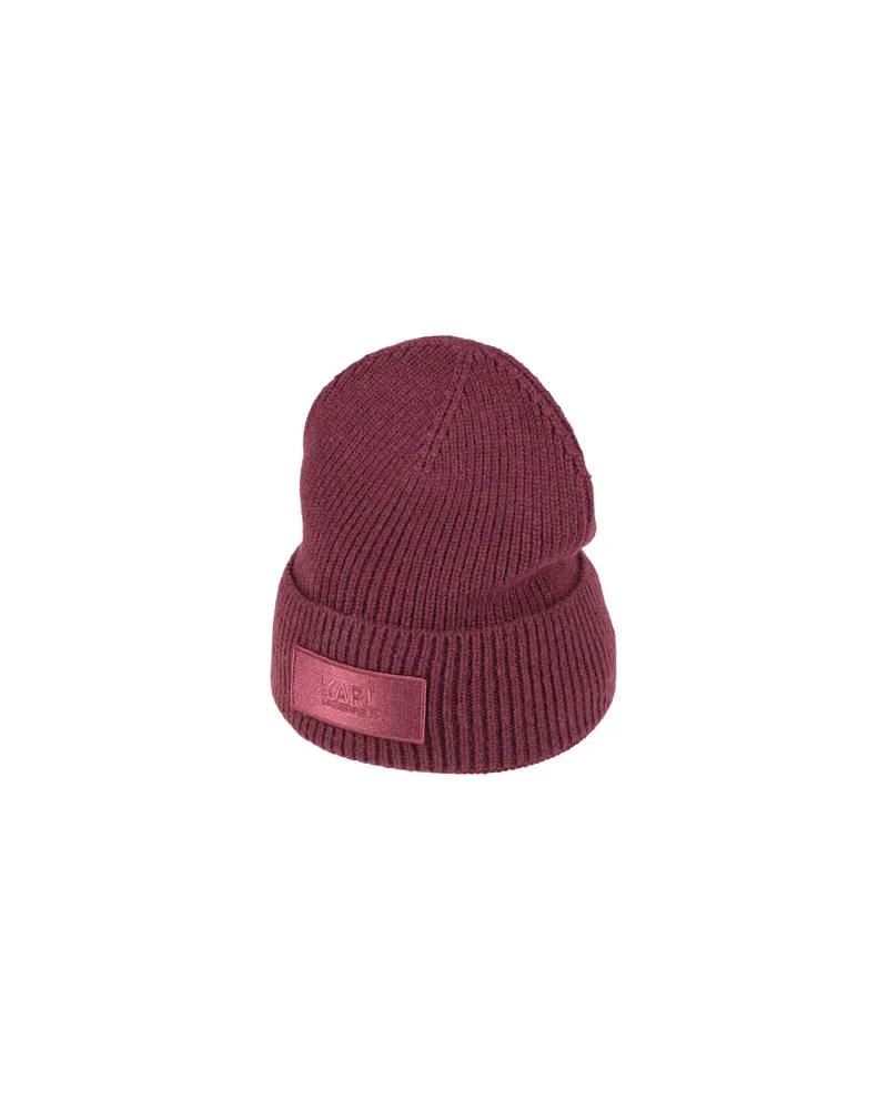 Karl Lagerfeld ACCESSOIRES - Mützen & Hüteauf YOOX.COM Bordeaux