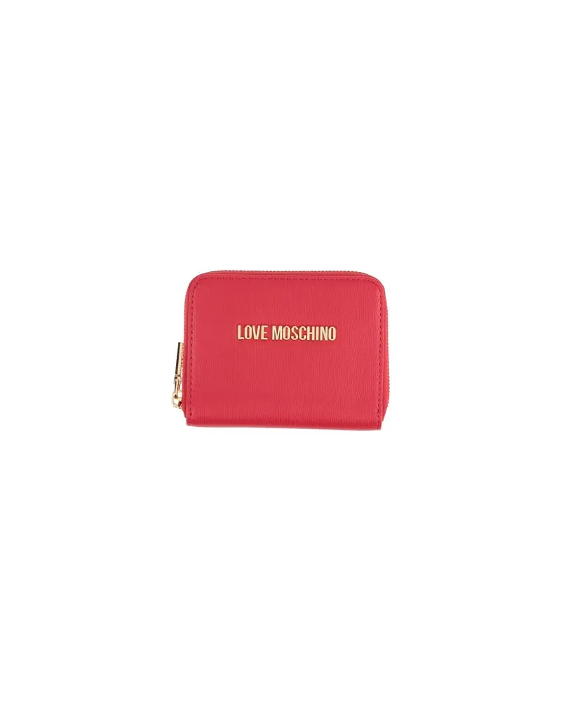 Moschino Kleinlederwaren - Brieftaschenauf YOOX.COM Rot