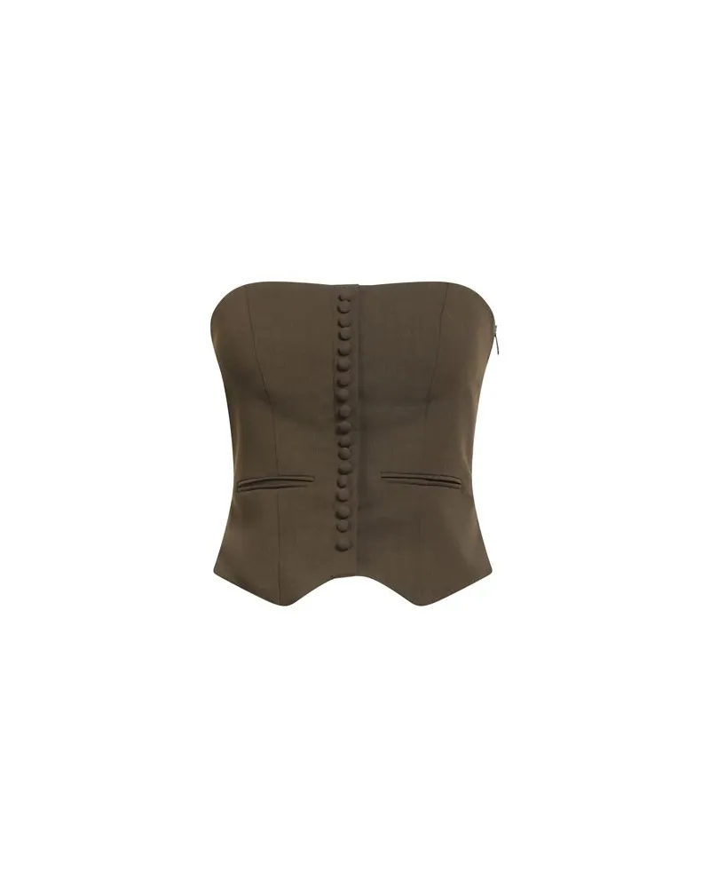 Federica Tosi TOPS - Topsauf YOOX.COM Militärgrün
