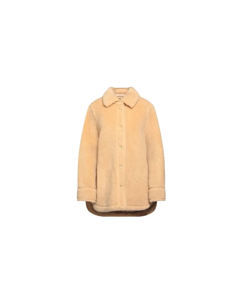 STAND JACKEN & MÄNTEL - Shearling- & Kunstfellauf YOOX.COM Kamel