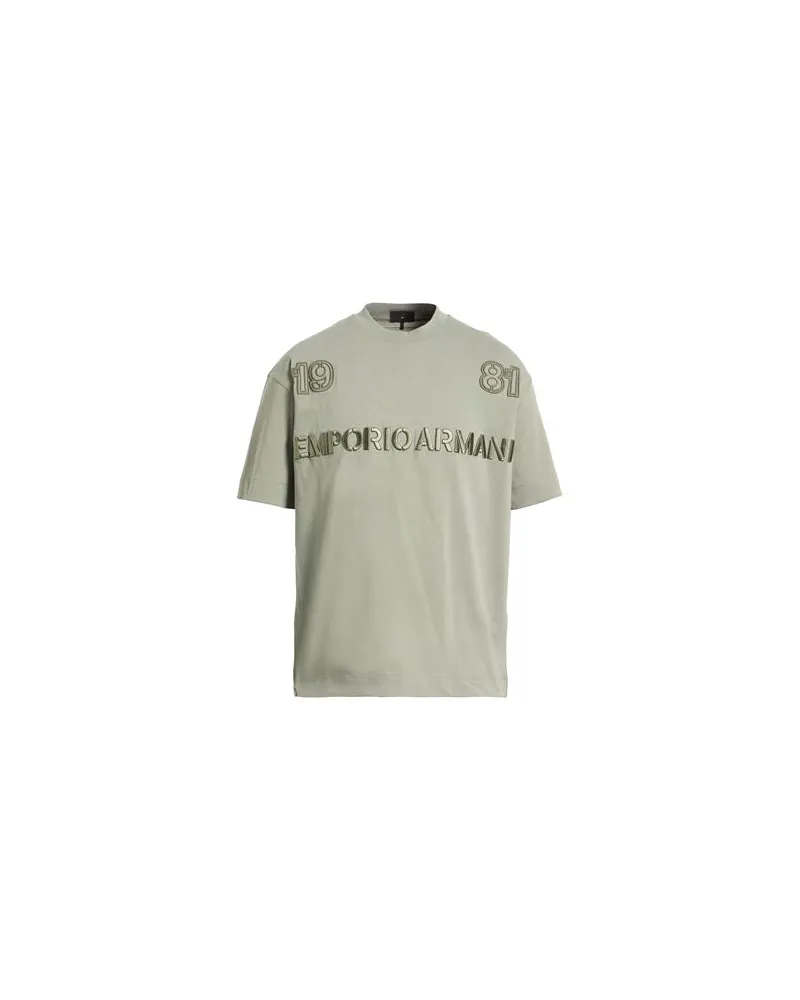 Emporio Armani TOPS - T-shirtsauf YOOX.COM Salbeigrün