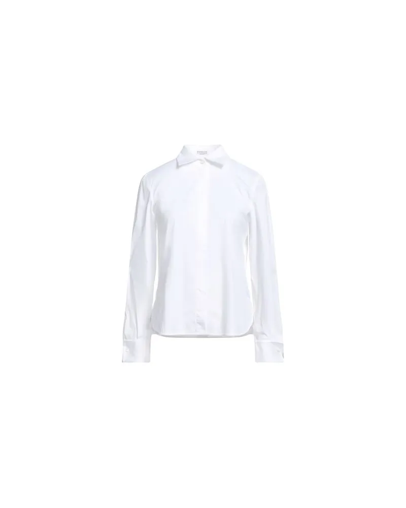 Brunello Cucinelli TOPS - Hemdenauf YOOX.COM Weiß