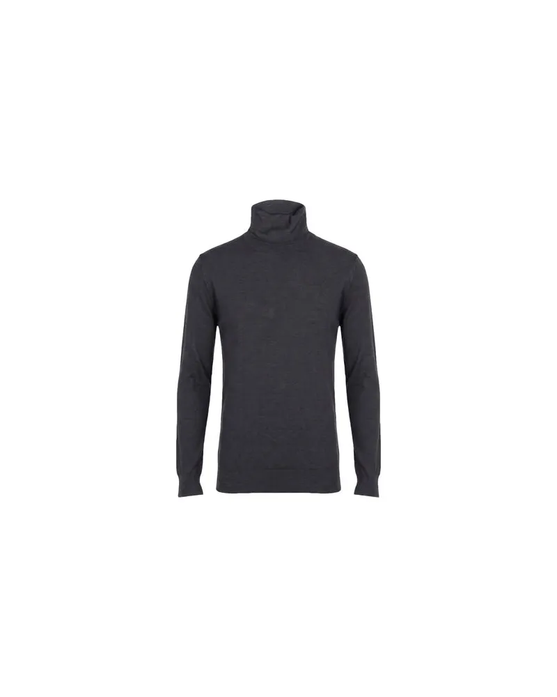 120% Lino STRICKWAREN - Rollkragenpulloverauf YOOX.COM Braungrau