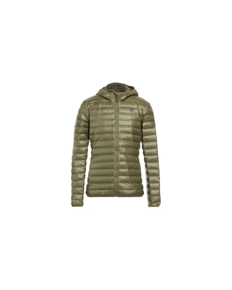 adidas JACKEN & MÄNTEL - Pufferjacken & Daunenjackenauf YOOX.COM Militärgrün