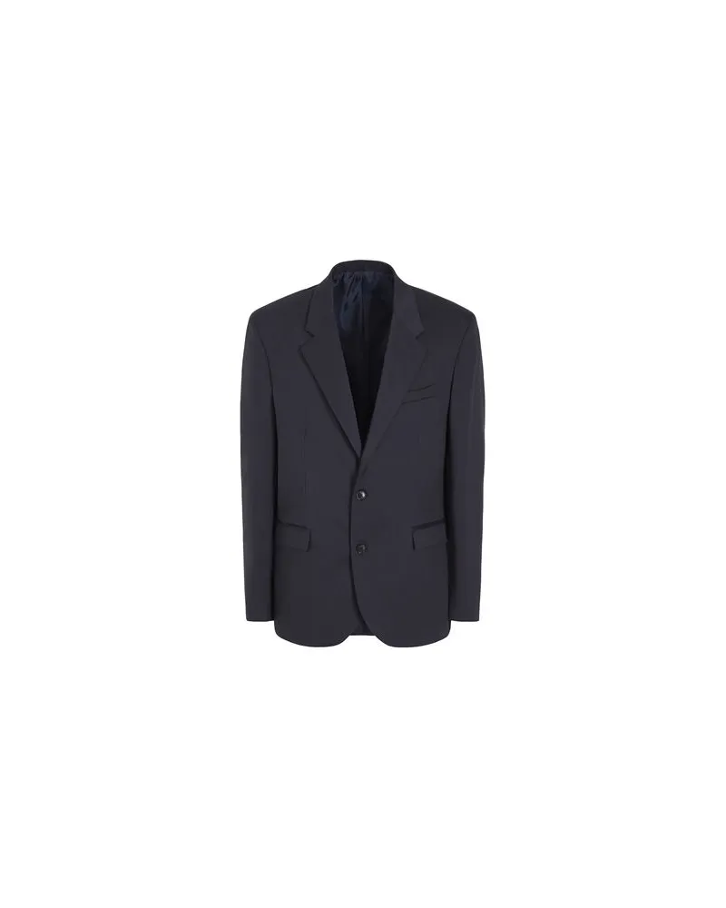 8 by Yoox COTTON BLEND OVERSIZE SINGLE-BREAST BLAZER  - ANZÜGE und CO-ORDS - Blazersauf YOOX.COM Marineblau