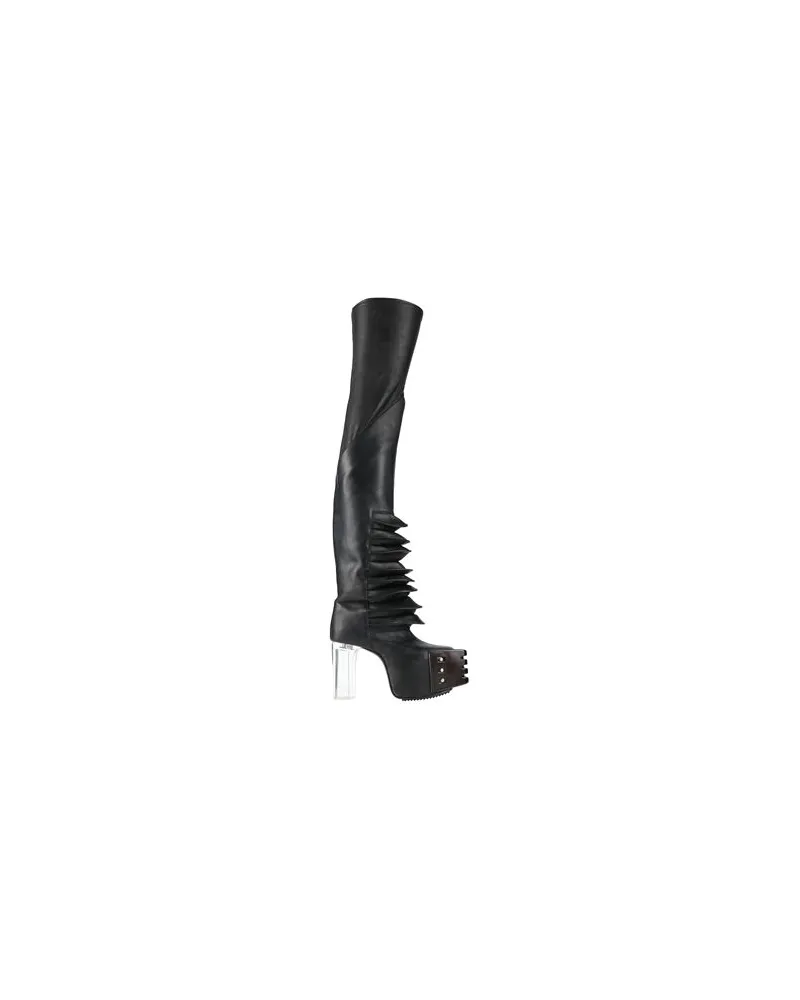 Rick Owens SCHUHE - Stiefelauf YOOX.COM Schwarz