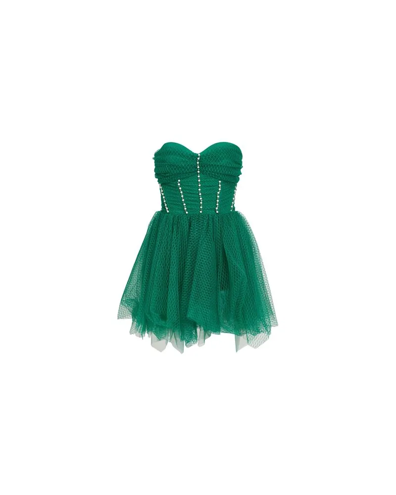 Elisabetta Franchi OVERALLS - Playsuitsauf YOOX.COM Grün