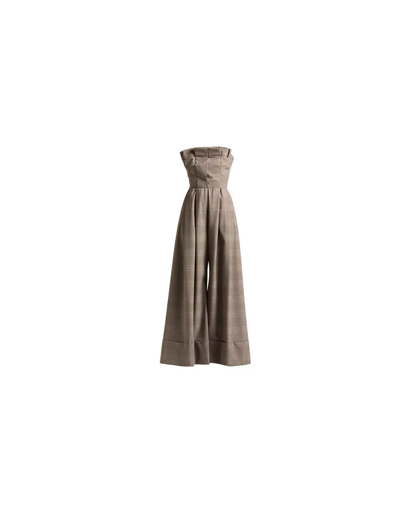 Moschino OVERALLS - Jumpsuitsauf YOOX.COM Sand