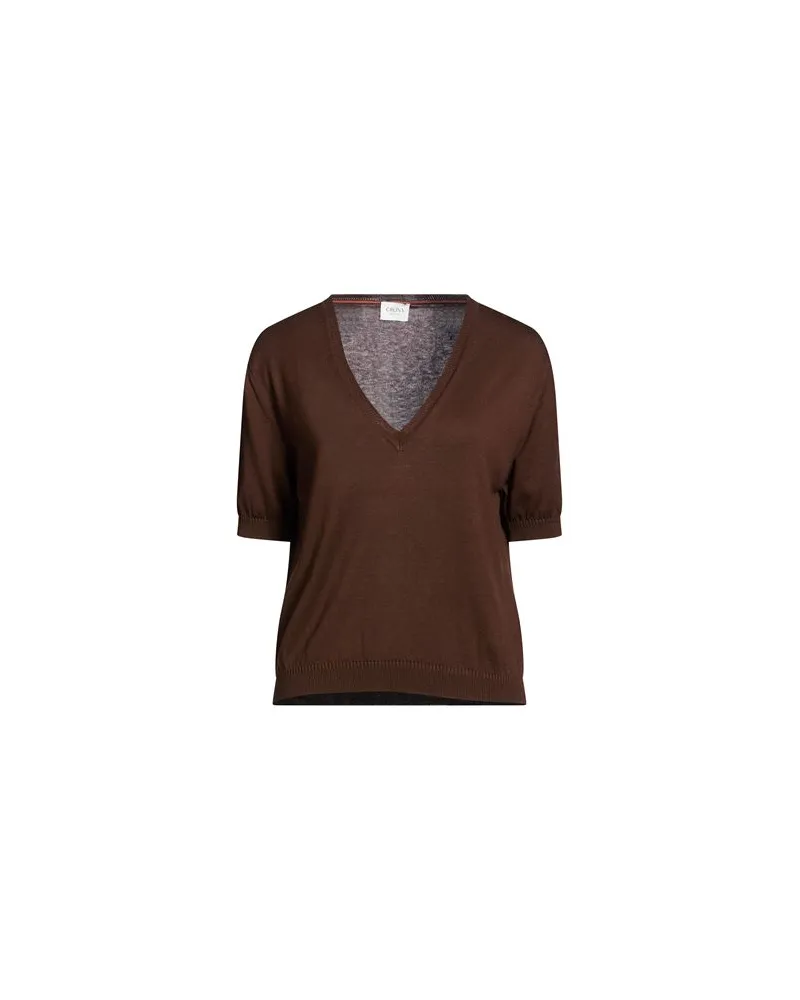 CRUNA STRICKWAREN - Pulloverauf YOOX.COM Dunkelbraun