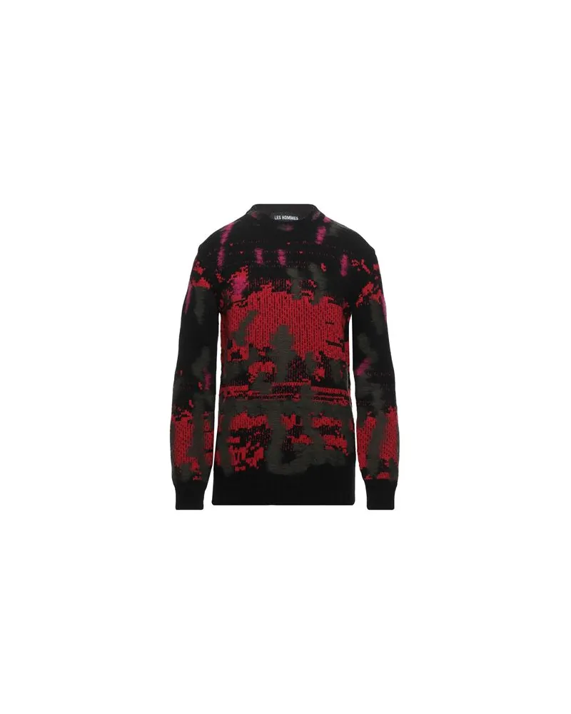 Les Hommes STRICKWAREN - Pulloverauf YOOX.COM Schwarz
