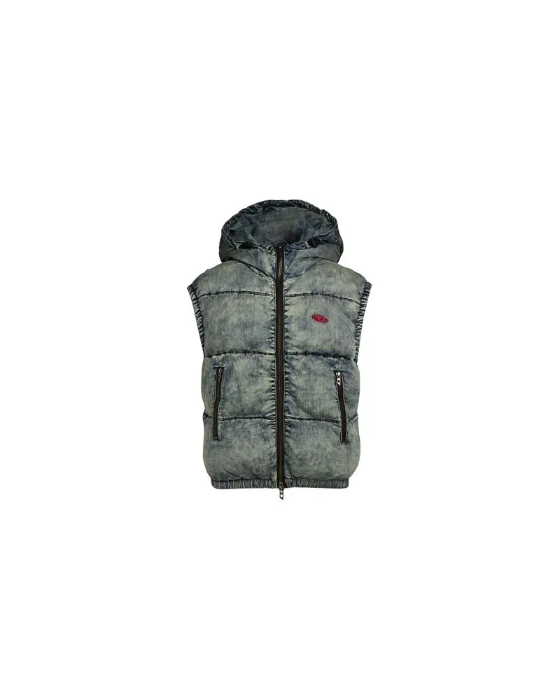 Diesel JACKEN & MÄNTEL - Westenauf YOOX.COM Blau