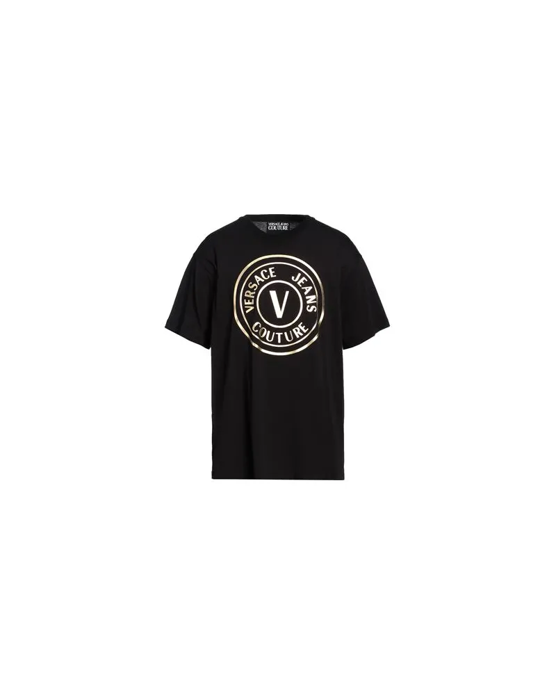 Versace Jeans TOPS - T-shirtsauf YOOX.COM Schwarz