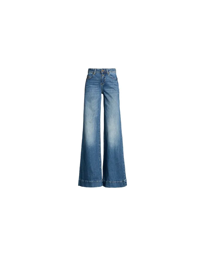 Versace Jeans HOSEN & RÖCKE - Jeanshosenauf YOOX.COM Blau
